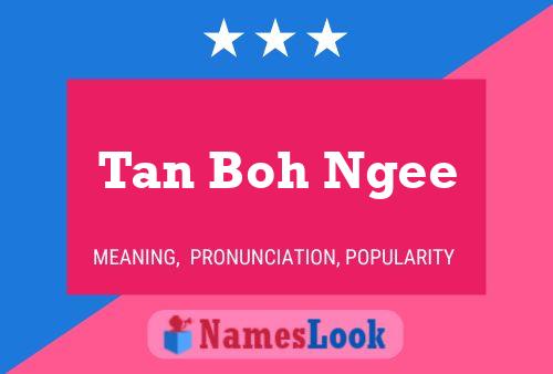 Tan Boh Ngee 名字海报