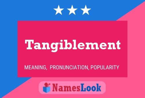 Tangiblement 名字海报