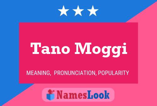 Tano Moggi 名字海报