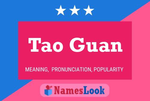 Tao Guan 名字海报