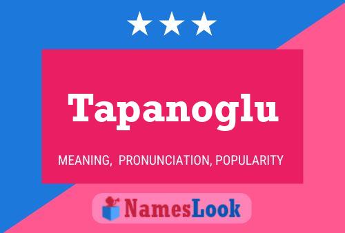 Tapanoglu 名字海报