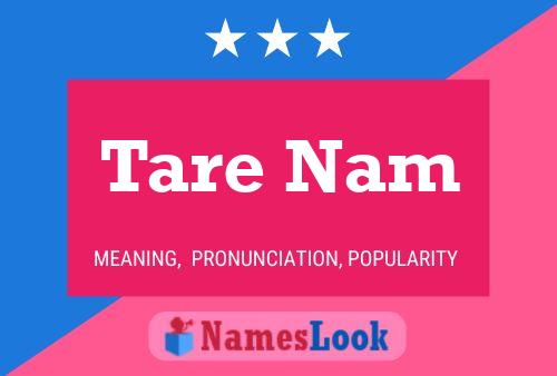 Tare Nam 名字海报