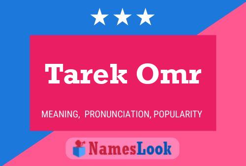 Tarek Omr 名字海报