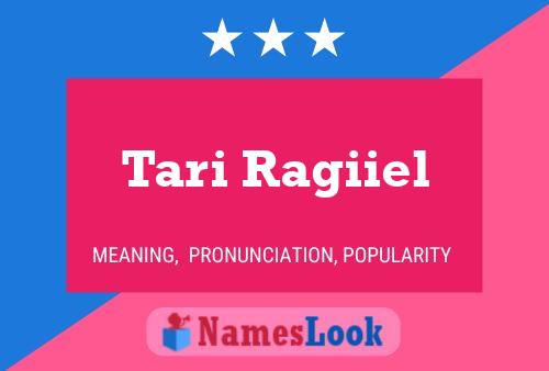 Tari Ragiiel 名字海报