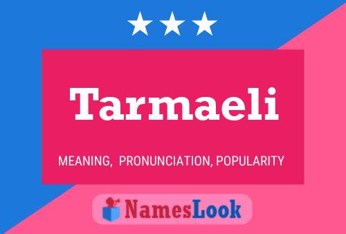 Tarmaeli 名字海报