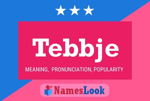 Tebbje 名字海报