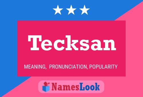 Tecksan 名字海报