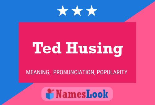 Ted Husing 名字海报