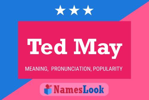 Ted May 名字海报