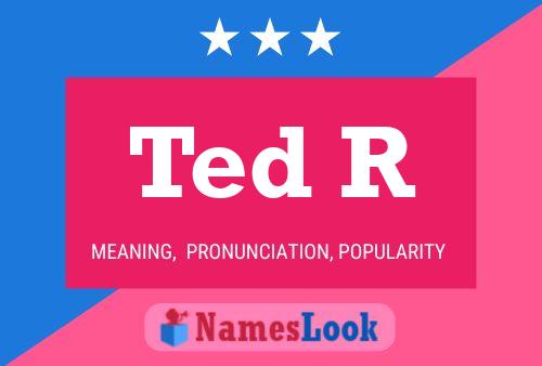 Ted R 名字海报