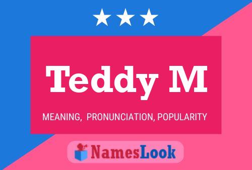 Teddy M 名字海报