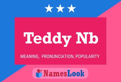 Teddy Nb 名字海报