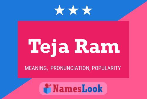 Teja Ram 名字海报