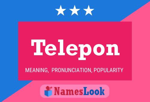 Telepon 名字海报