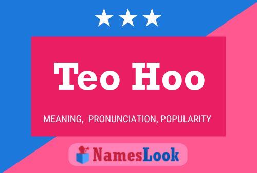 Teo Hoo 名字海报