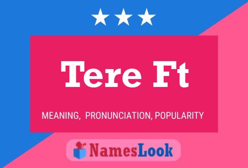 Tere Ft 名字海报