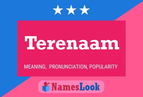 Terenaam 名字海报