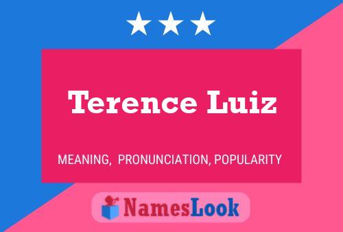 Terence Luiz 名字海报