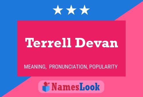 Terrell Devan 名字海报