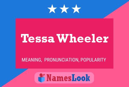 Tessa Wheeler 名字海报