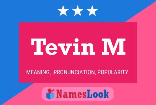 Tevin M 名字海报