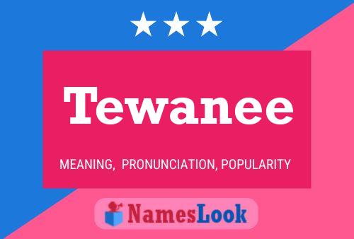 Tewanee 名字海报