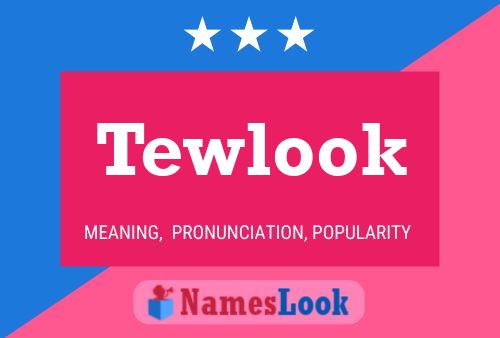 Tewlook 名字海报