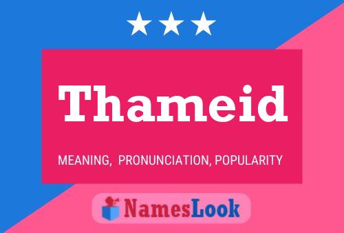 Thameid 名字海报