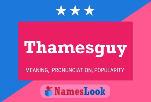 Thamesguy 名字海报