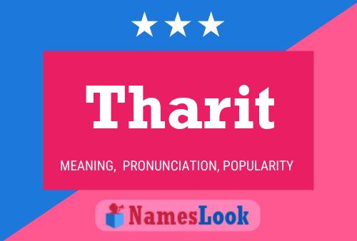 Tharit 名字海报