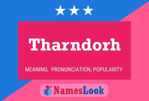 Tharndorh 名字海报