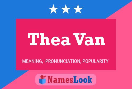 Thea Van 名字海报