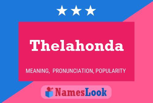 Thelahonda 名字海报