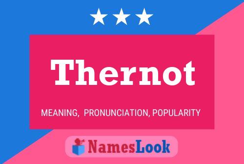 Thernot 名字海报