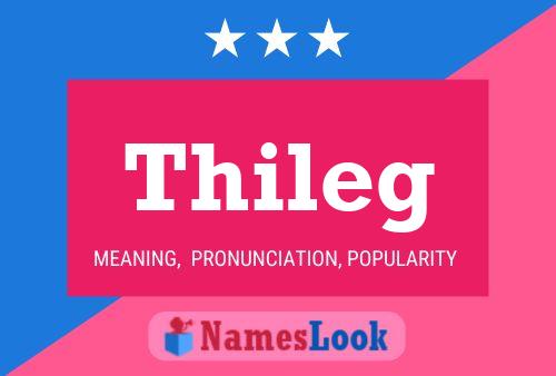 Thileg 名字海报