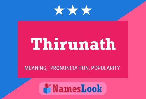 Thirunath 名字海报