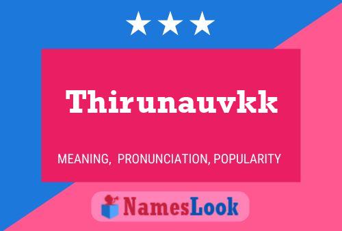 Thirunauvkk 名字海报