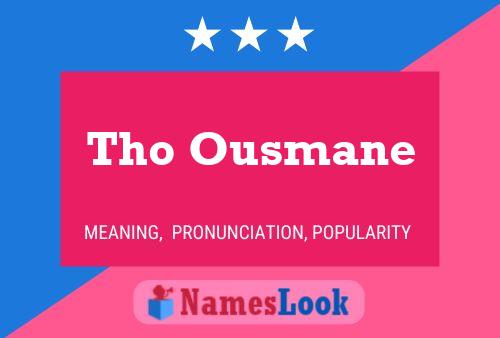 Tho Ousmane 名字海报