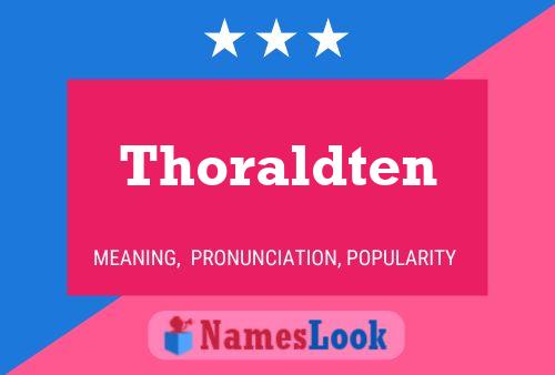 Thoraldten 名字海报