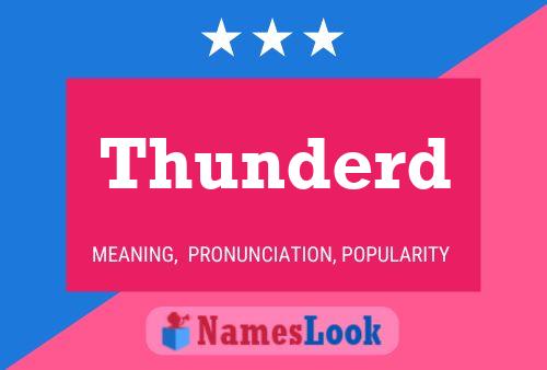 Thunderd 名字海报