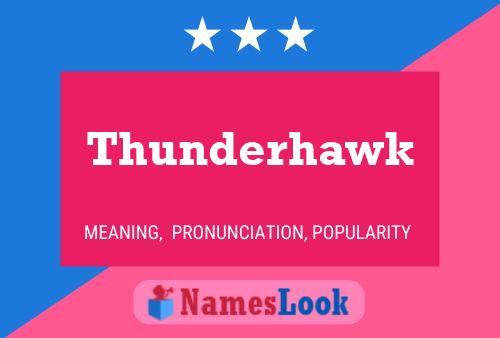 Thunderhawk 名字海报