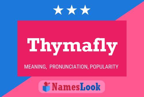 Thymafly 名字海报