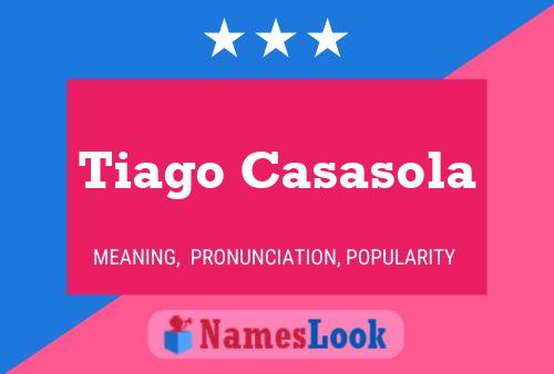 Tiago Casasola 名字海报