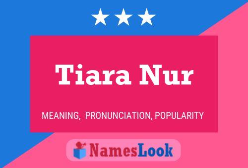 Tiara Nur 名字海报