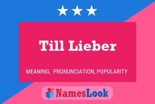 Till Lieber 名字海报