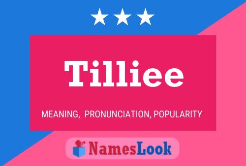 Tilliee 名字海报