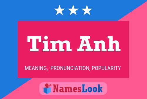 Tim Anh 名字海报