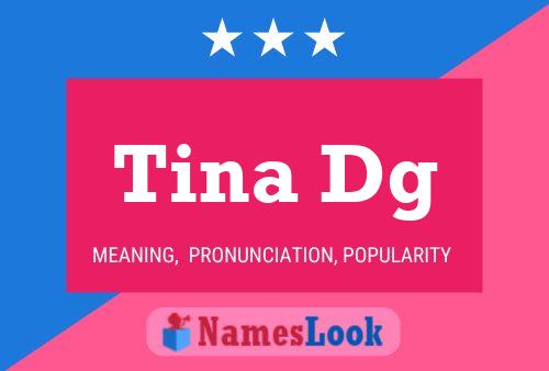 Tina Dg 名字海报