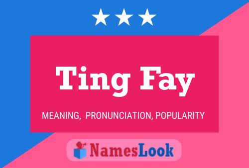 Ting Fay 名字海报