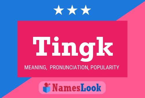 Tingk 名字海报